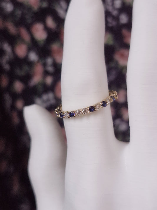 blue stone ring